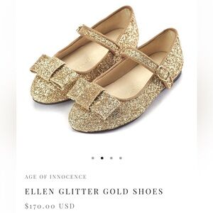✨Sparkling Gold Dress Shoes for Girls✨
Age of Innocence✨